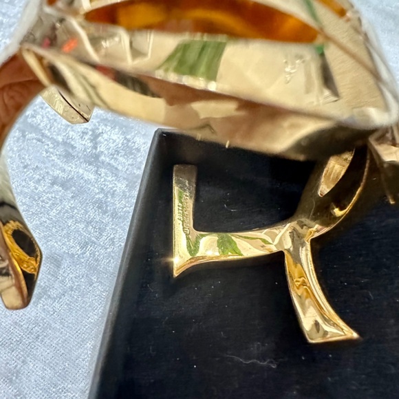 Saint Laurent YSL Monogram Gold Bracelet - Picture 13 of 14